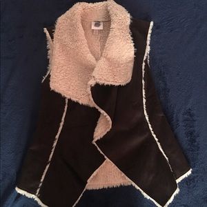 Knox Rose Brown Fur Vest